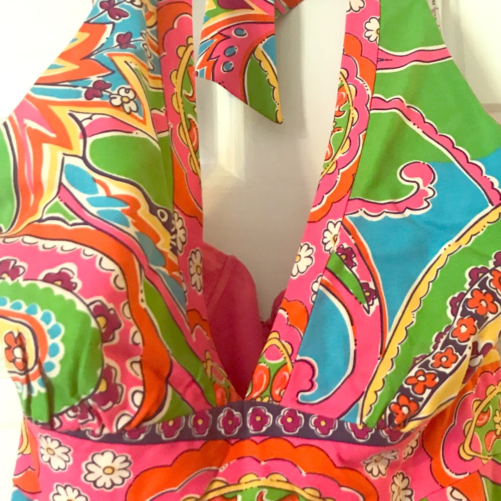 Lilly Pulitzer Colorful Halter Maxi Dress